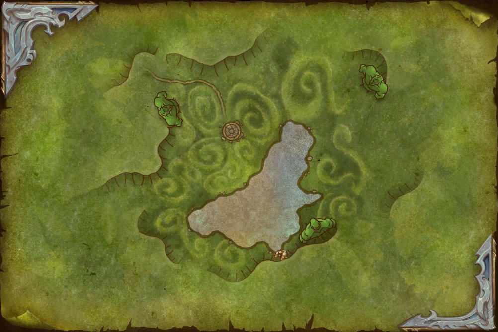 The Emerald Dreamway map