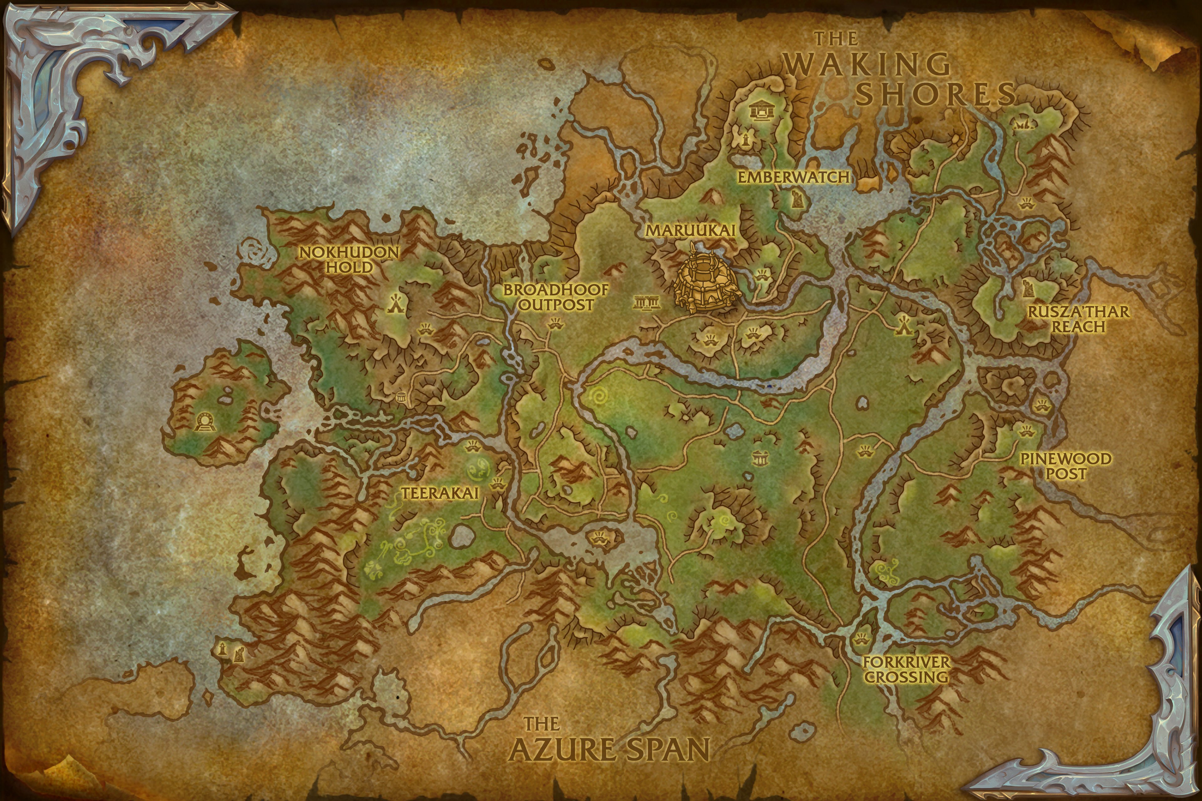 The Nokhud Offensive map