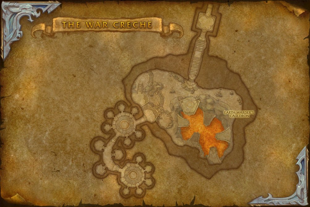 The War Creche map