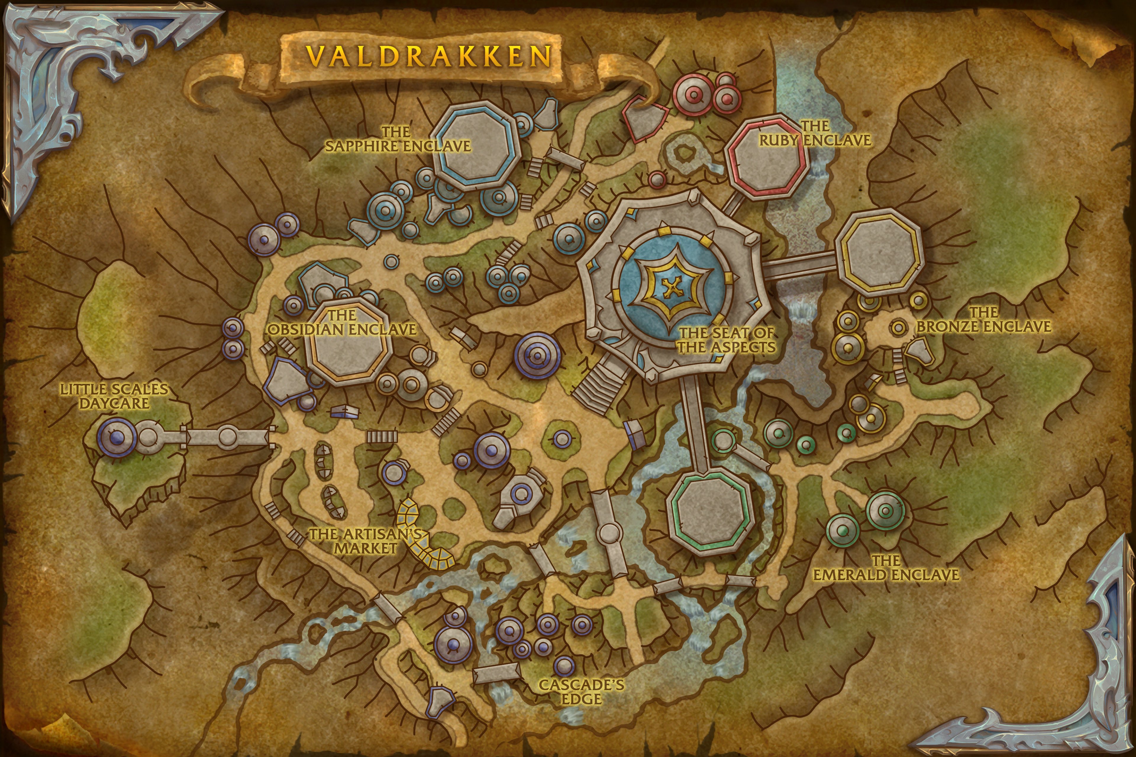 Valdrakken map