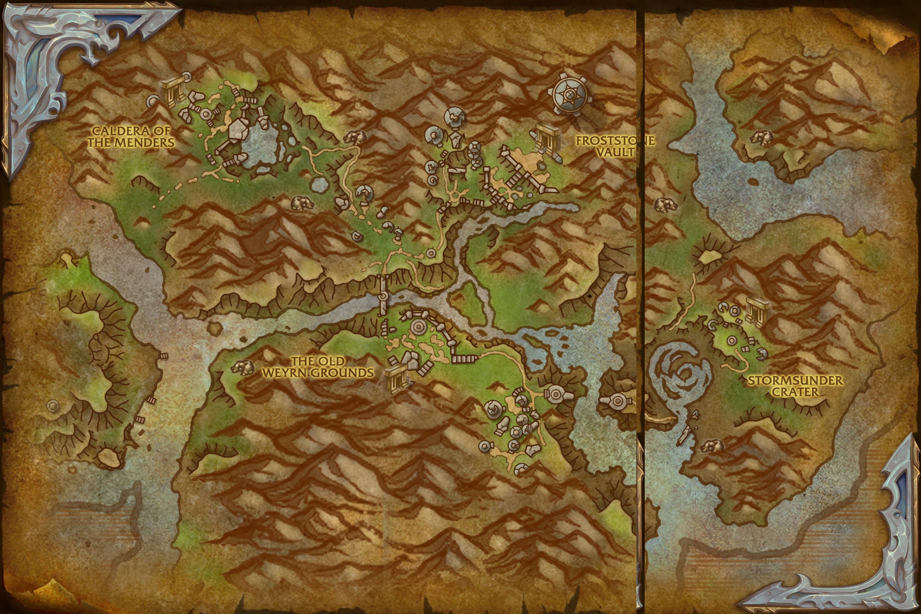 The Forbidden Reach map