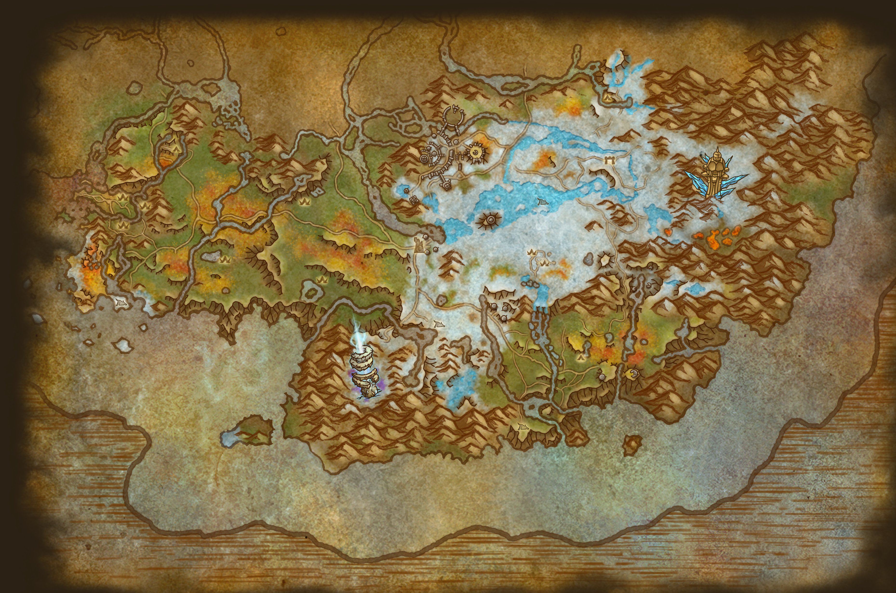 The Azure Span map