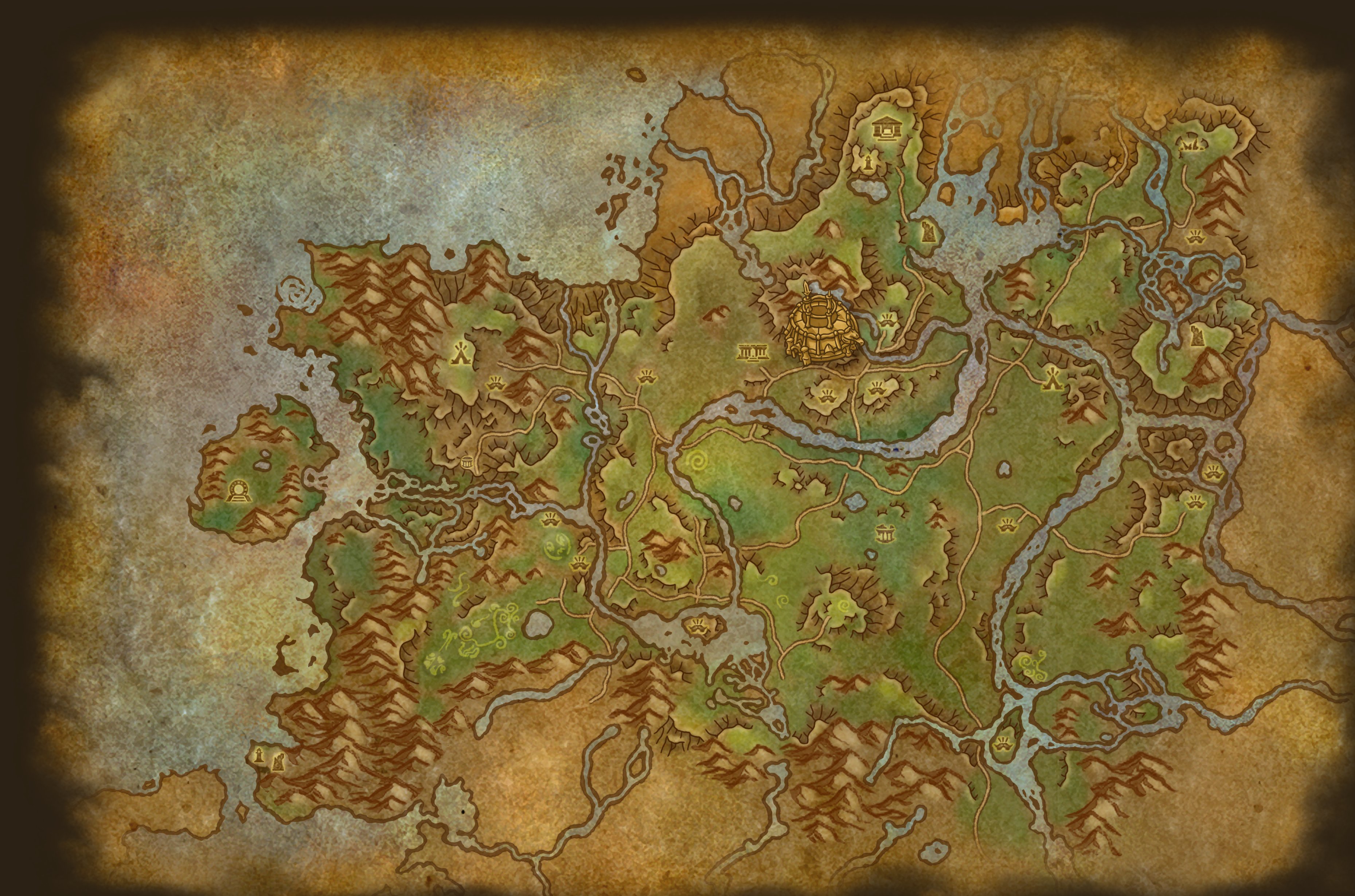 Ohn'ahran Plains map