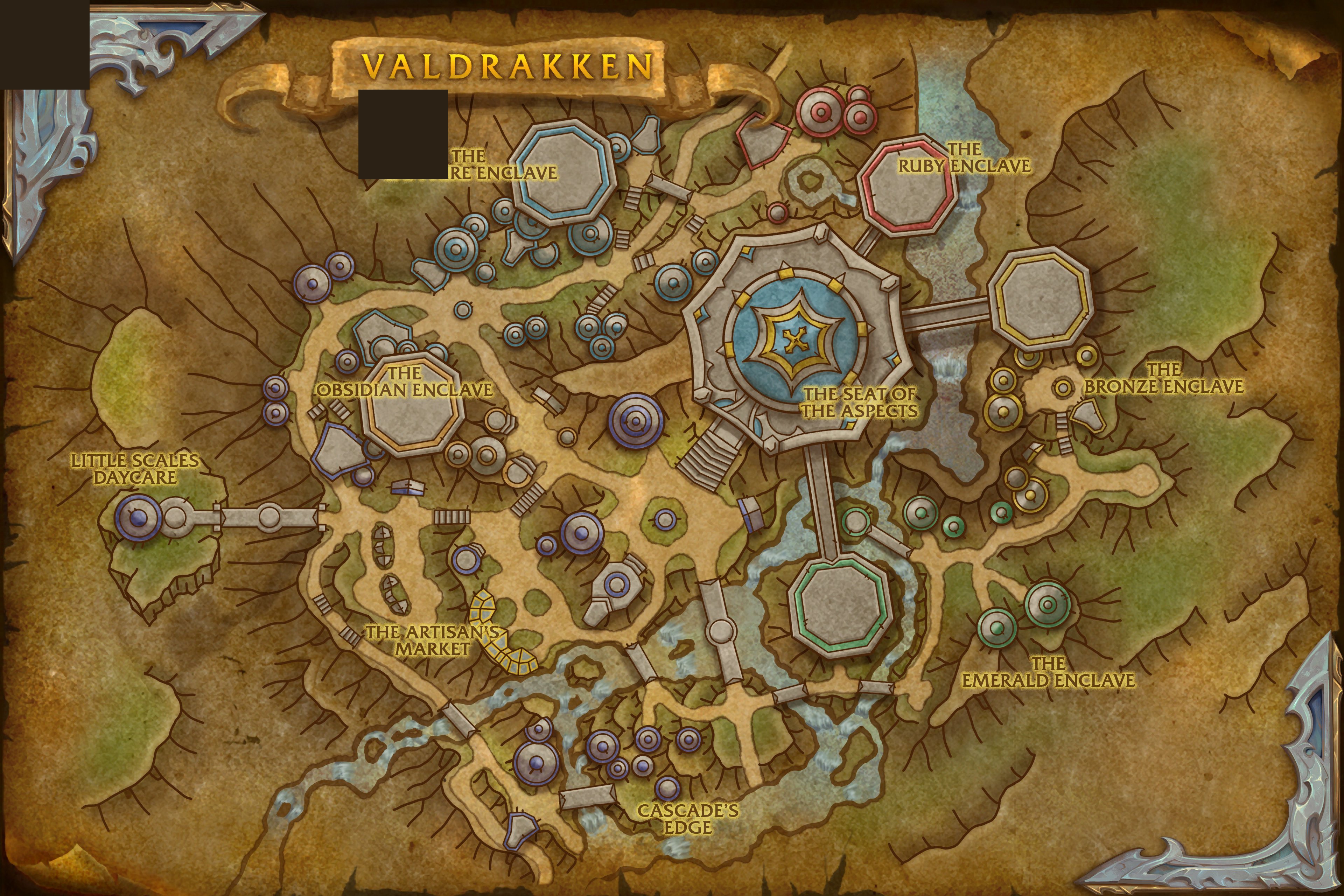 Valdrakken map