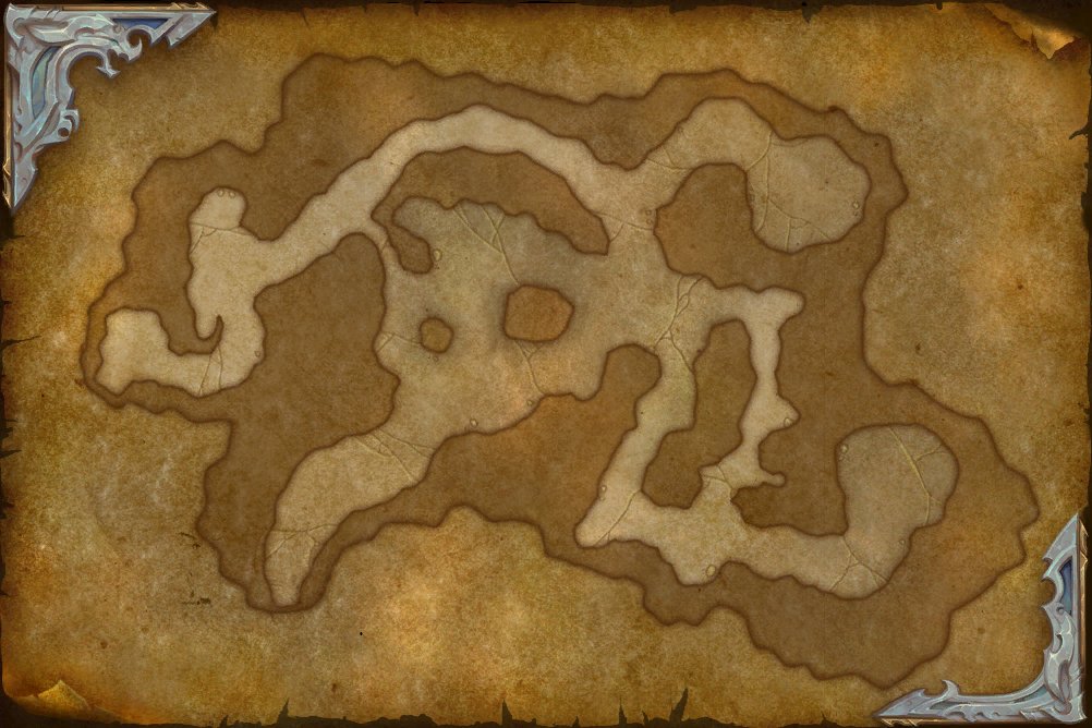 Zaralek Cavern map