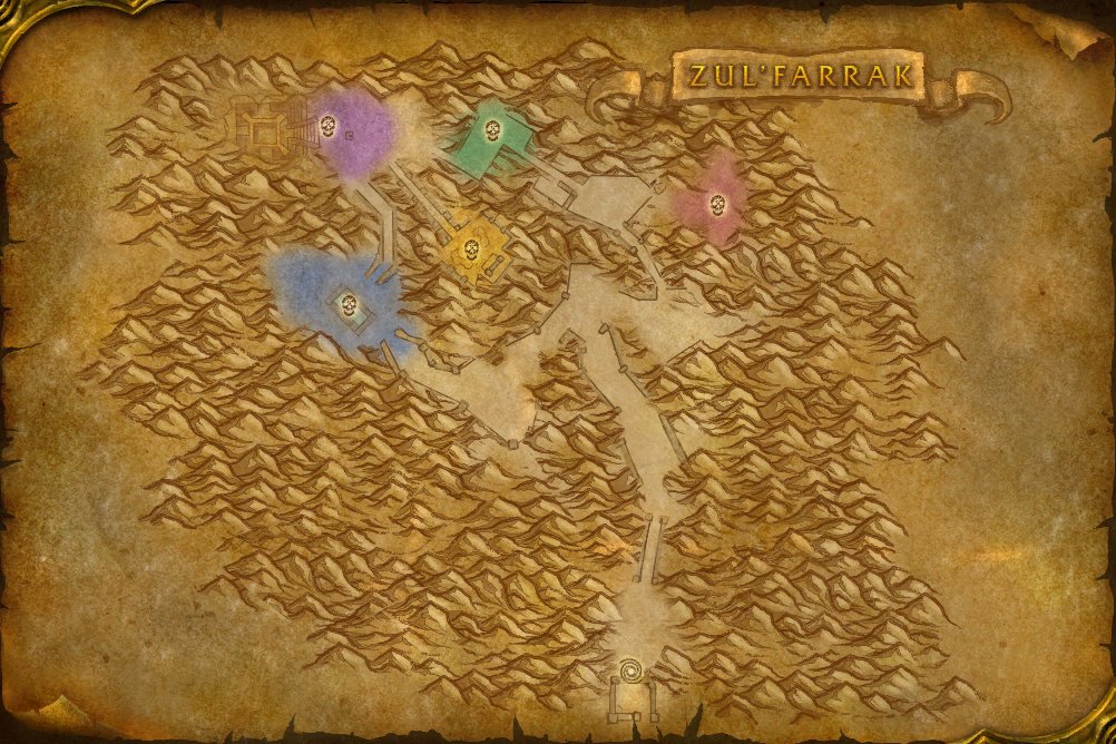 Zul'Farrak map