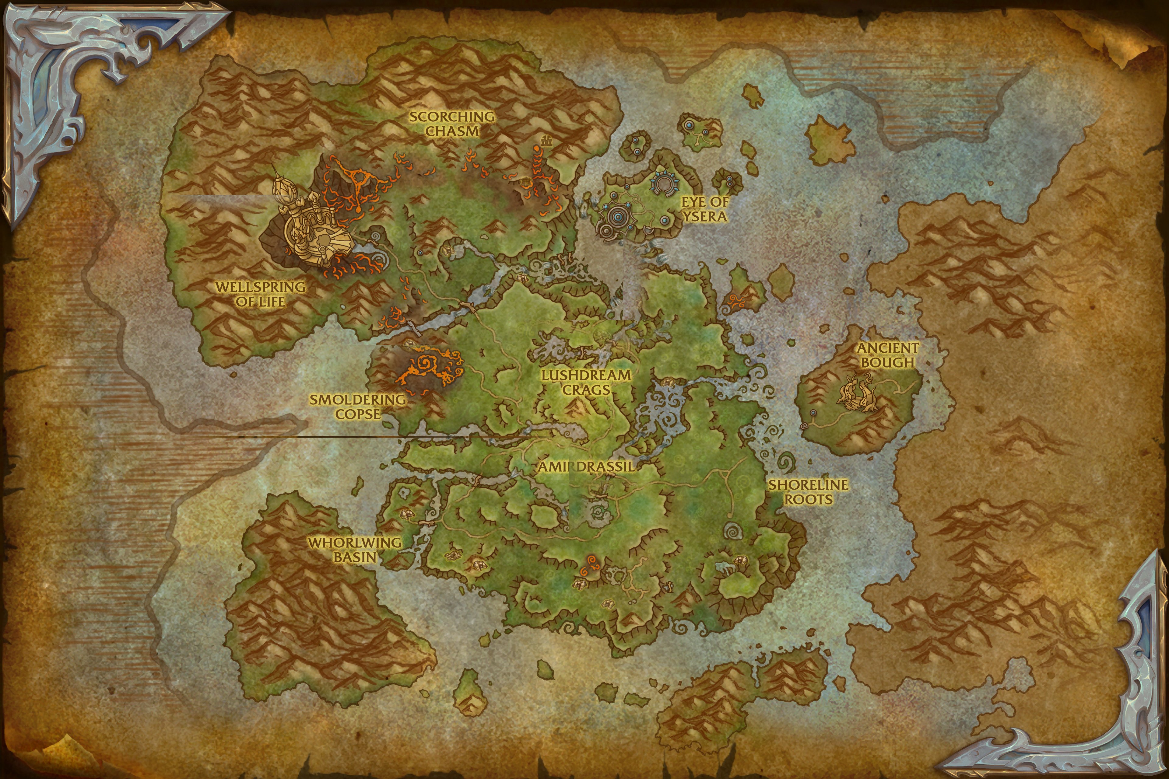 Emerald Dream map