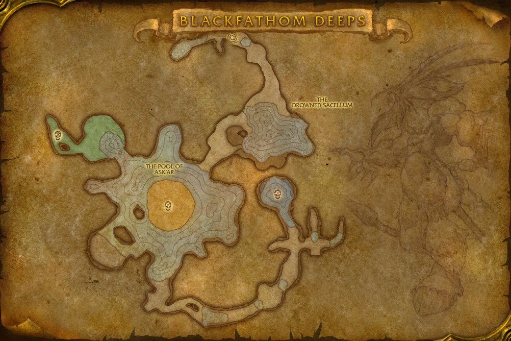 Blackfathom Deeps map