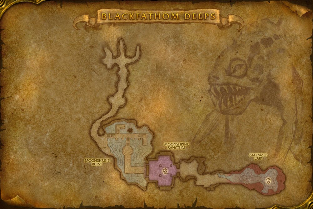 Blackfathom Deeps map