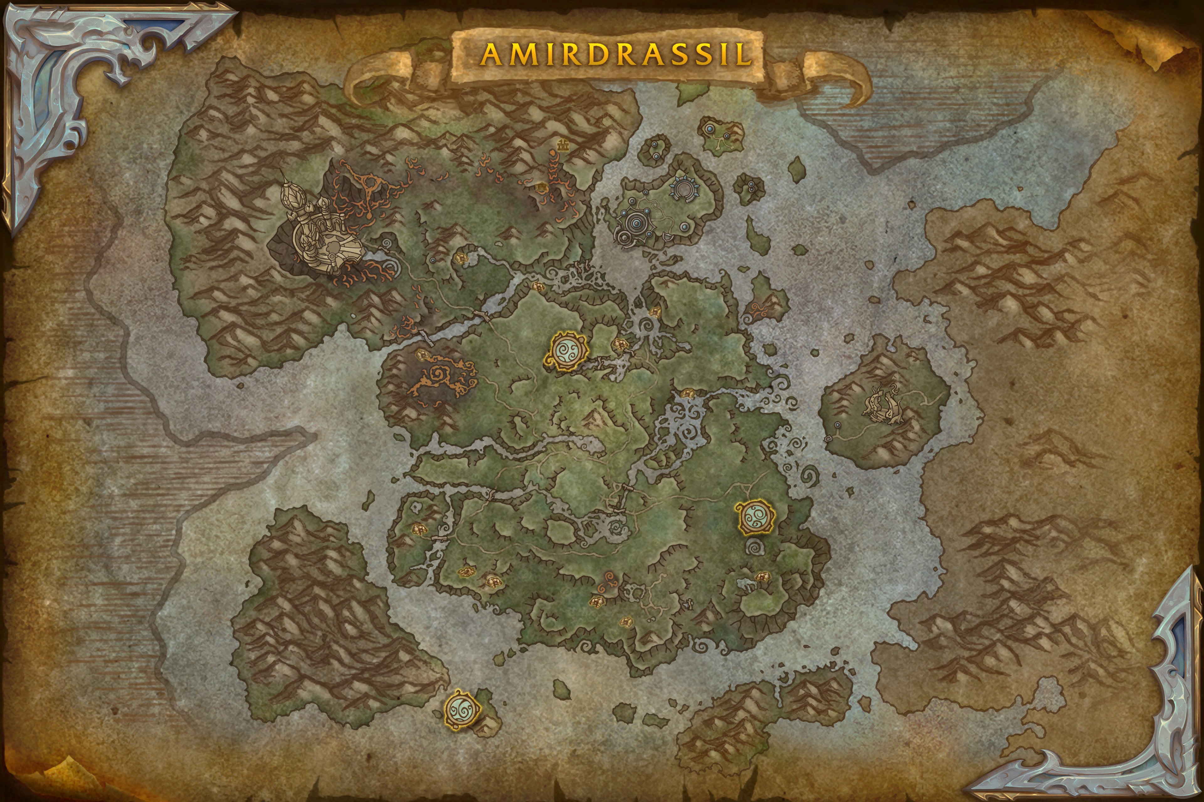 Amirdrassil map