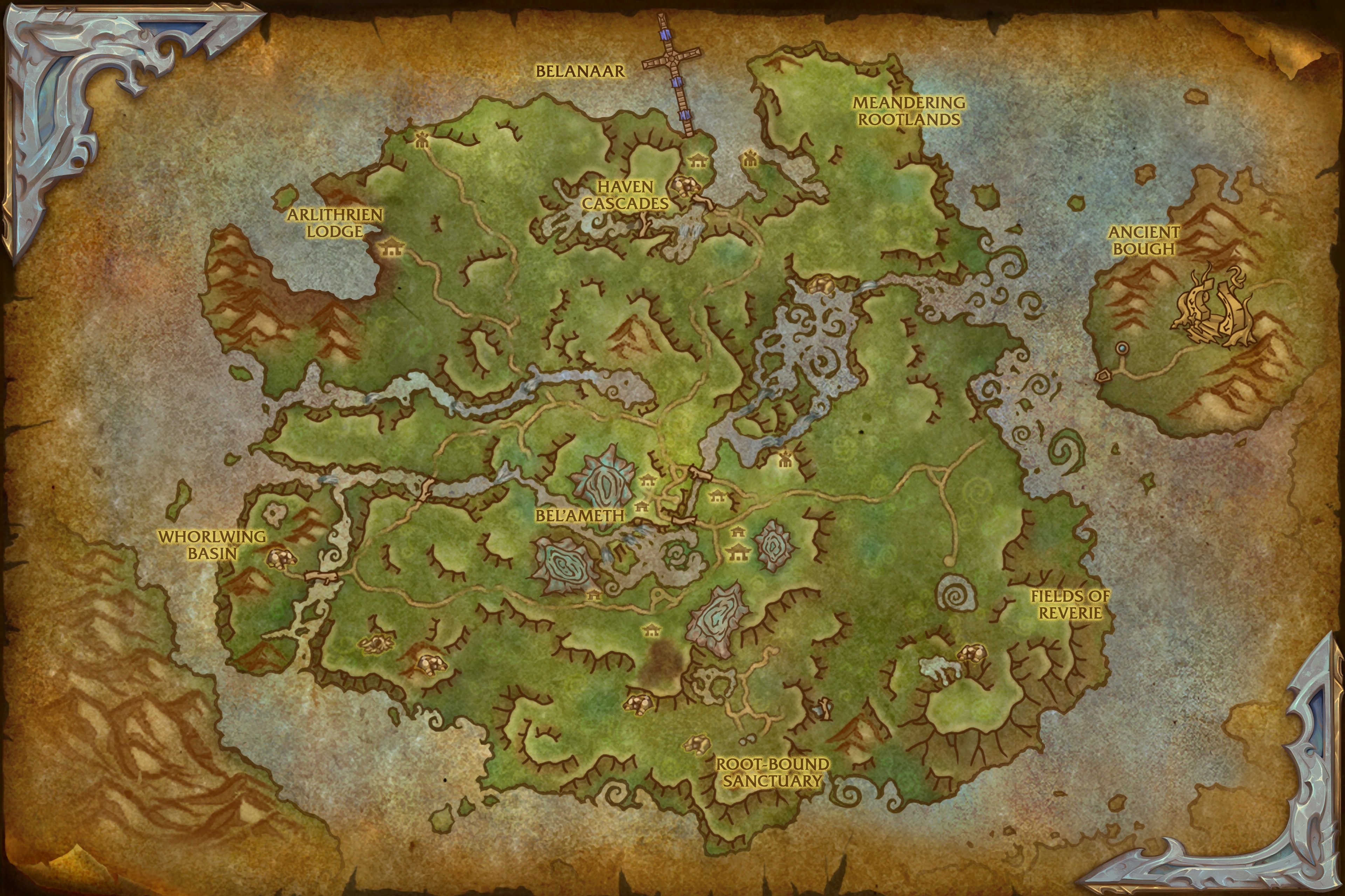 Amirdrassil map