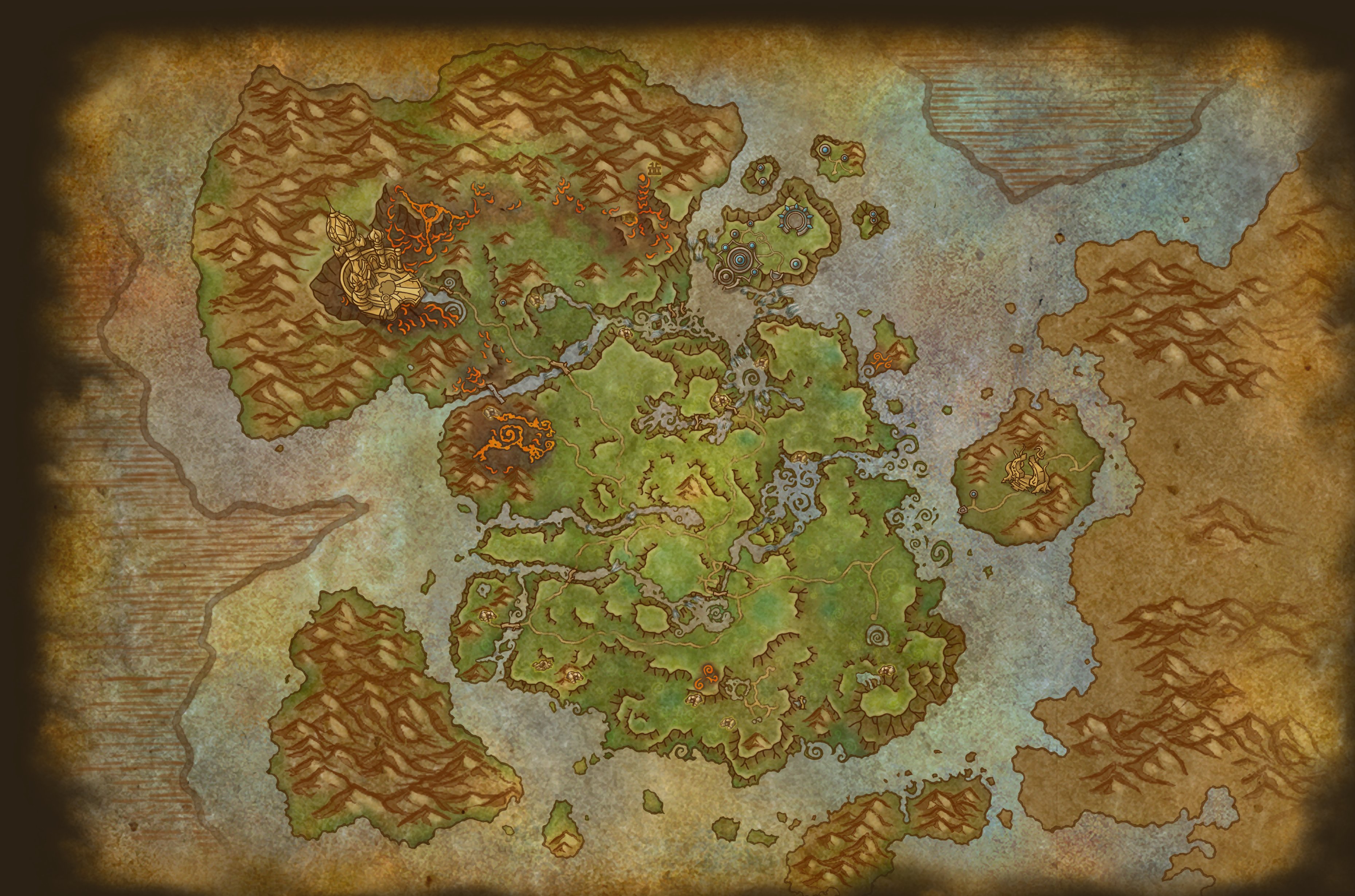 Emerald Dream map