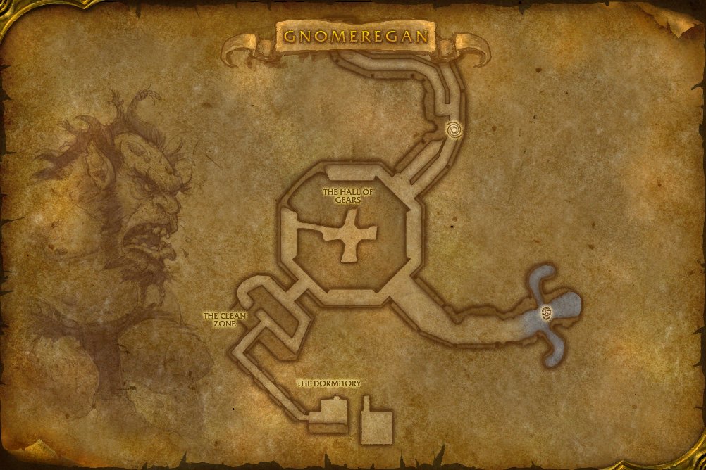 Gnomeregan map