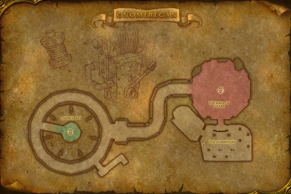 Gnomeregan map