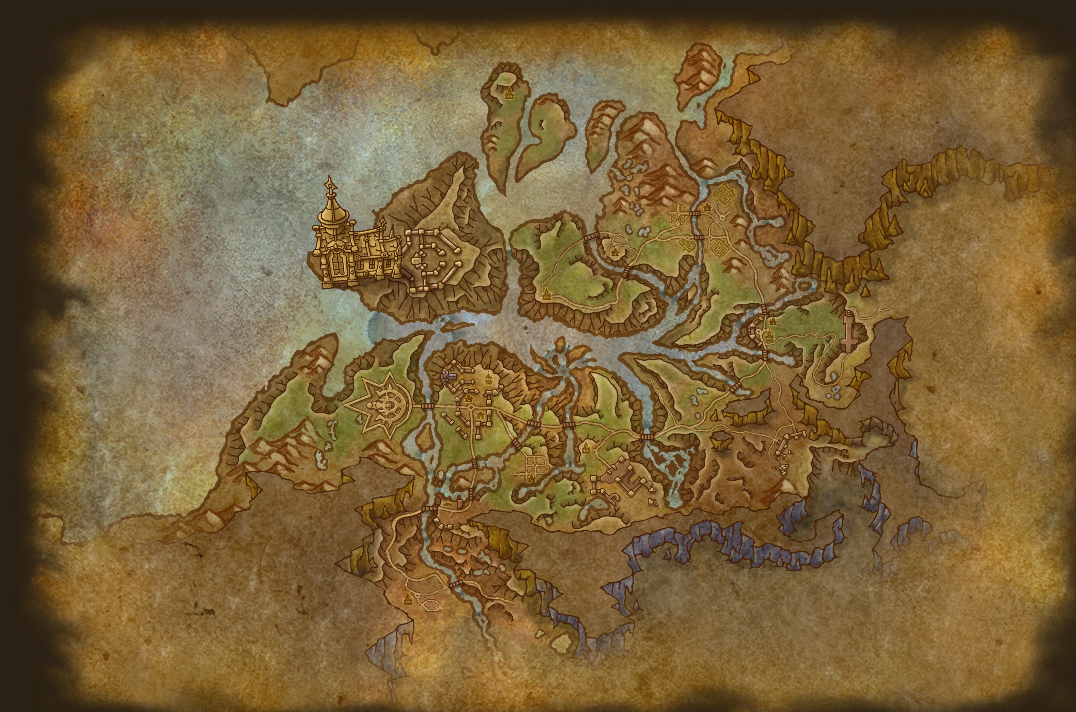 Hallowfall map