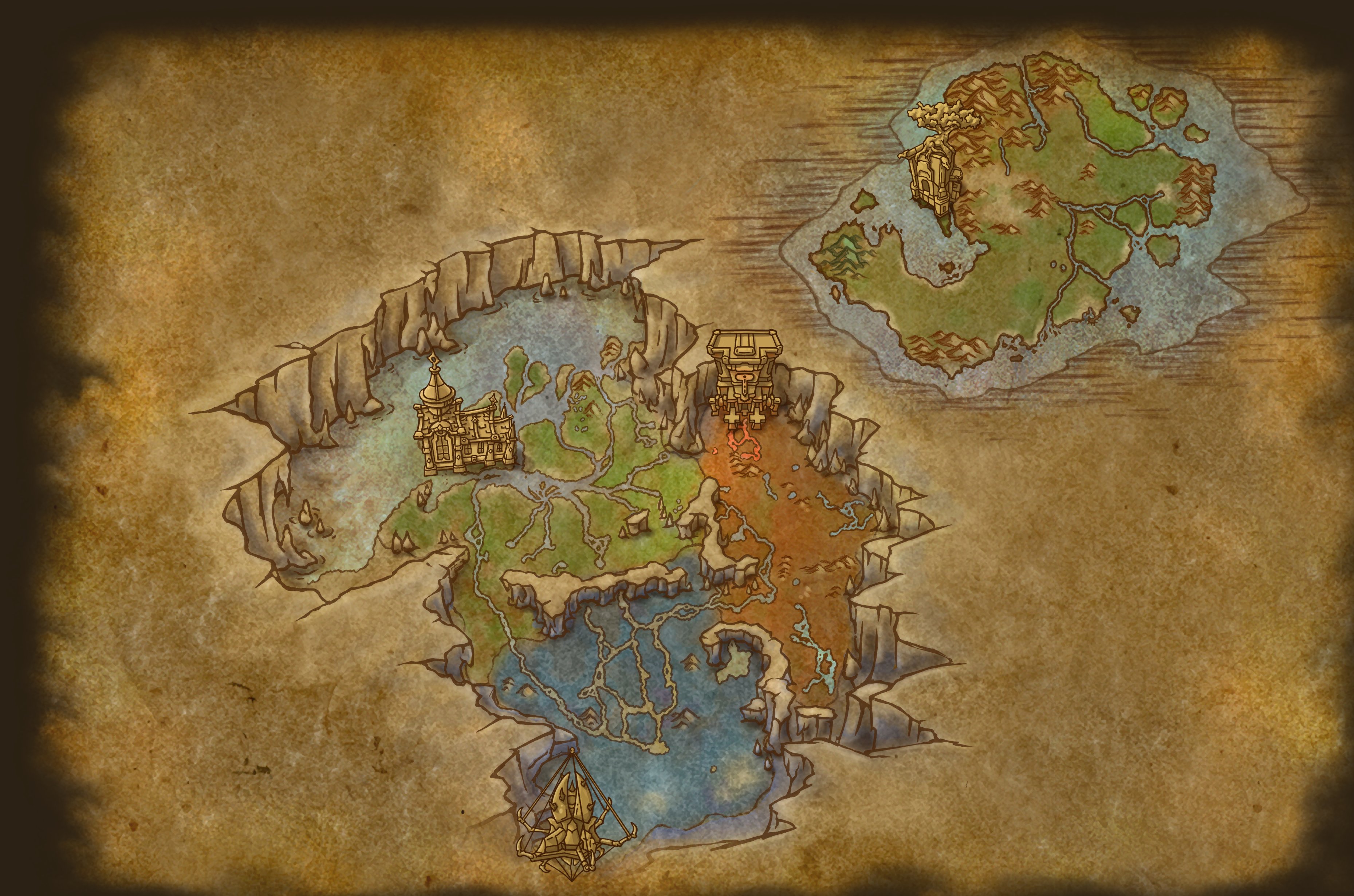 Khaz Algar map