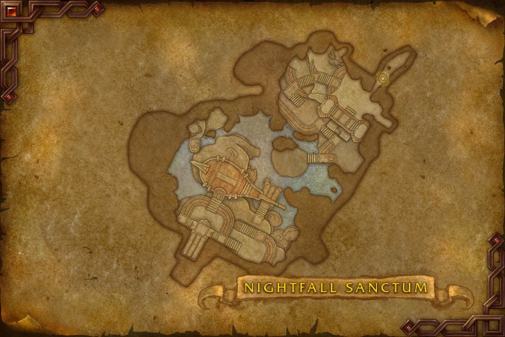 Nightfall Sanctum map