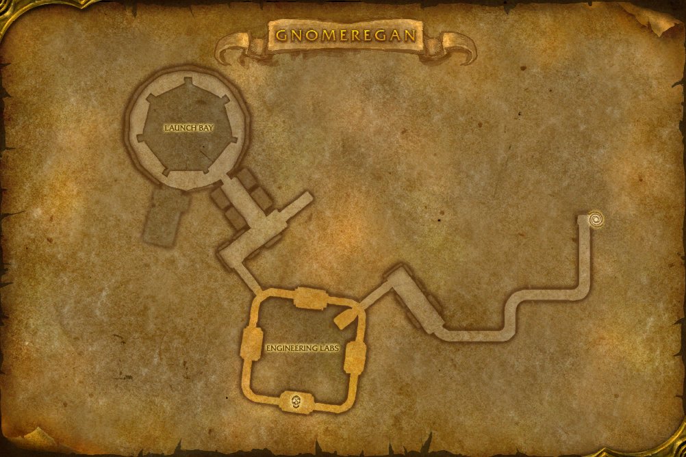 Gnomeregan map