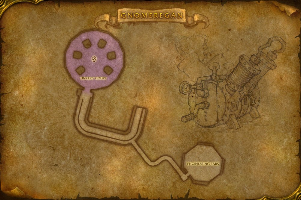Gnomeregan map