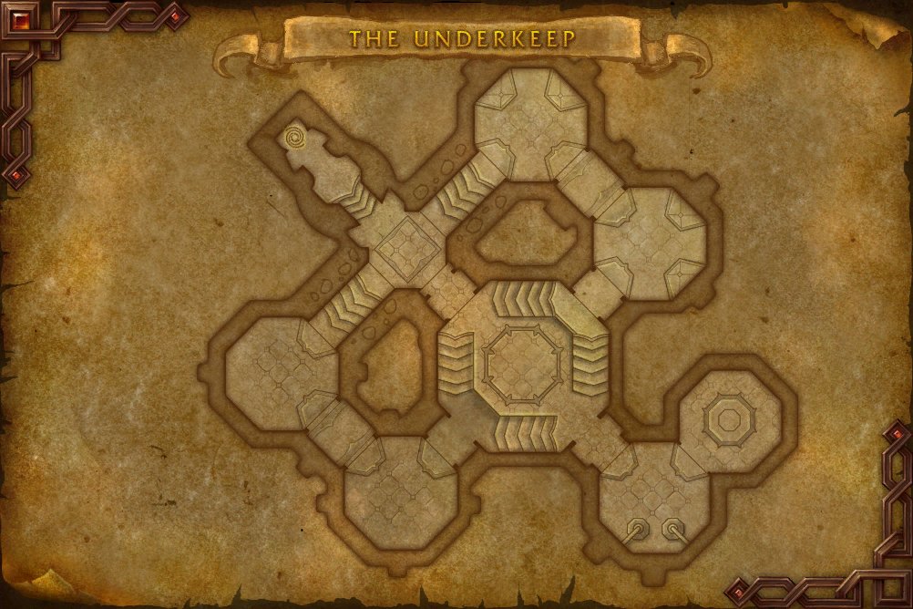 The Underkeep map