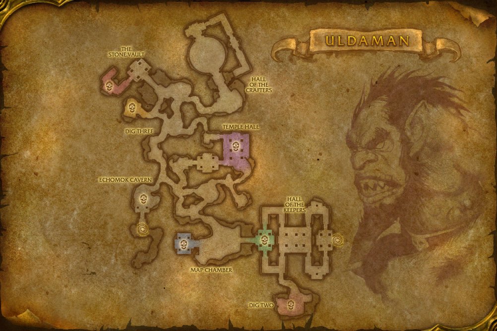 Uldaman map
