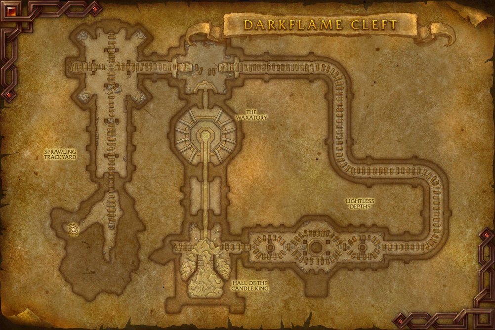 DarkFlame Cleft map