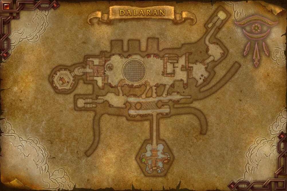 Dalaran map