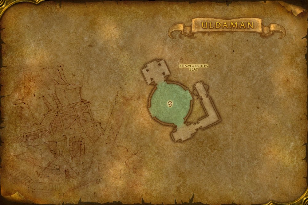 Uldaman map