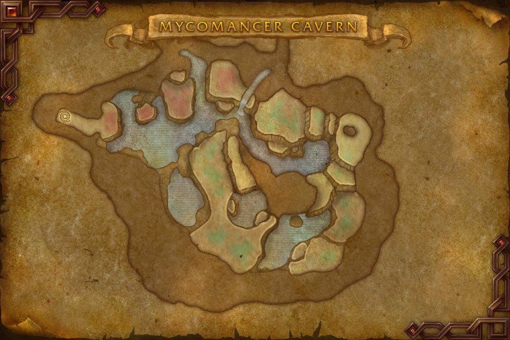 Mycomancer Cavern map