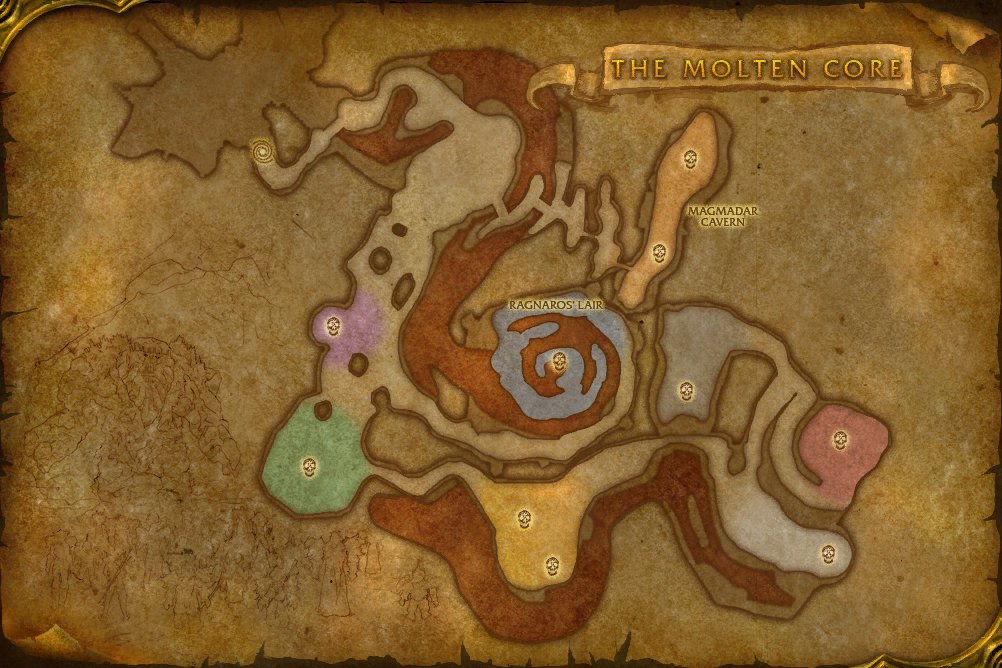 Molten Core map