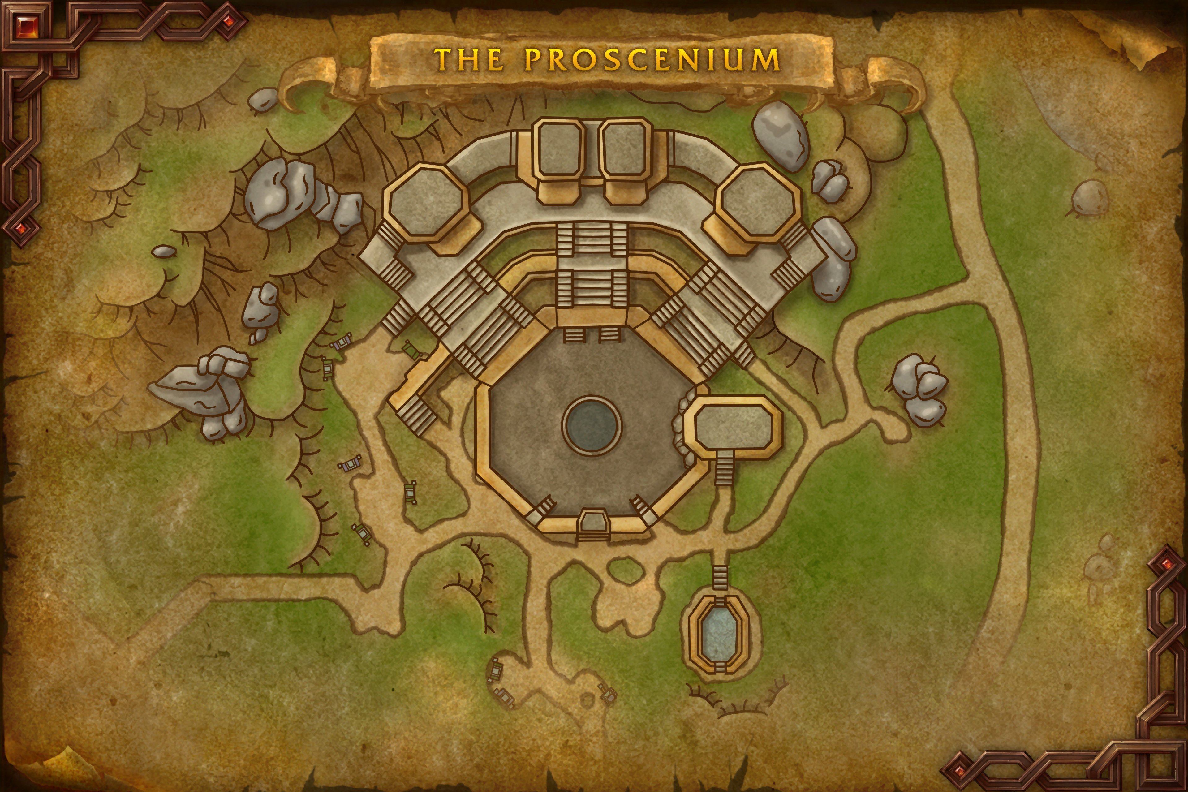 The Proscenium map