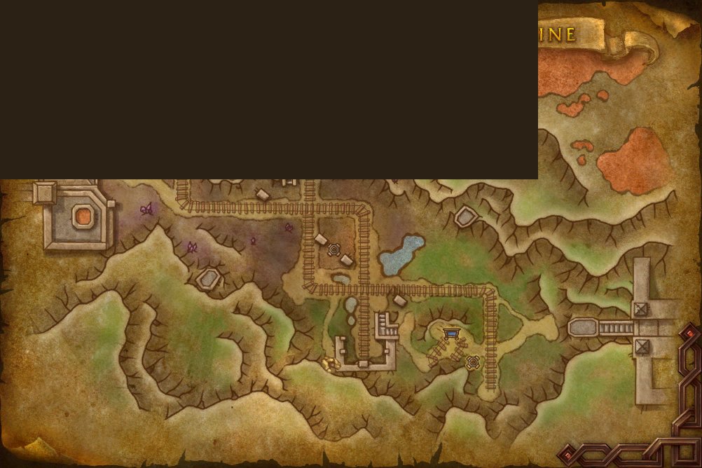 Deephaul Ravine map