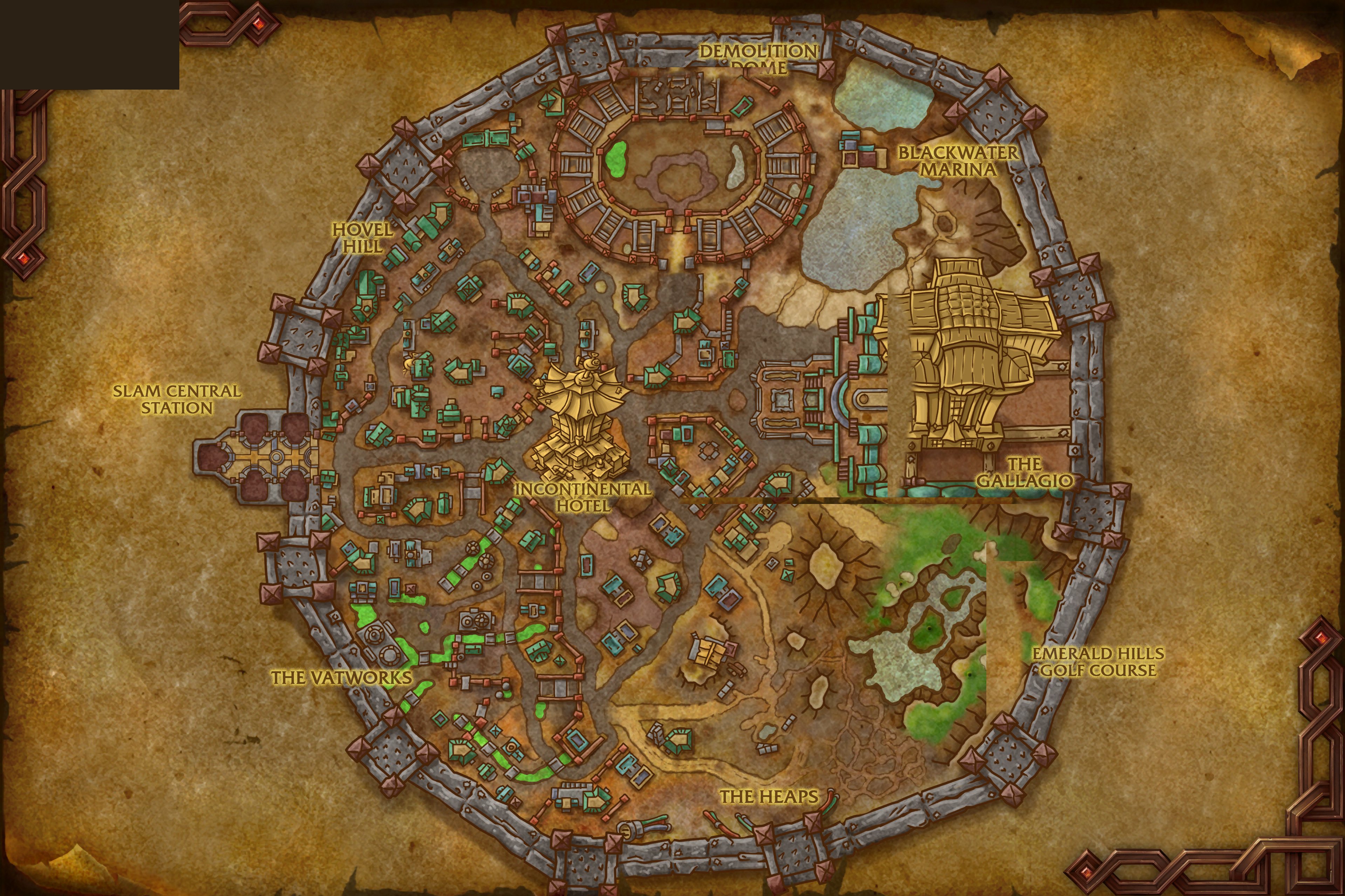 Undermine map