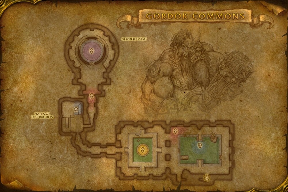 Dire Maul map