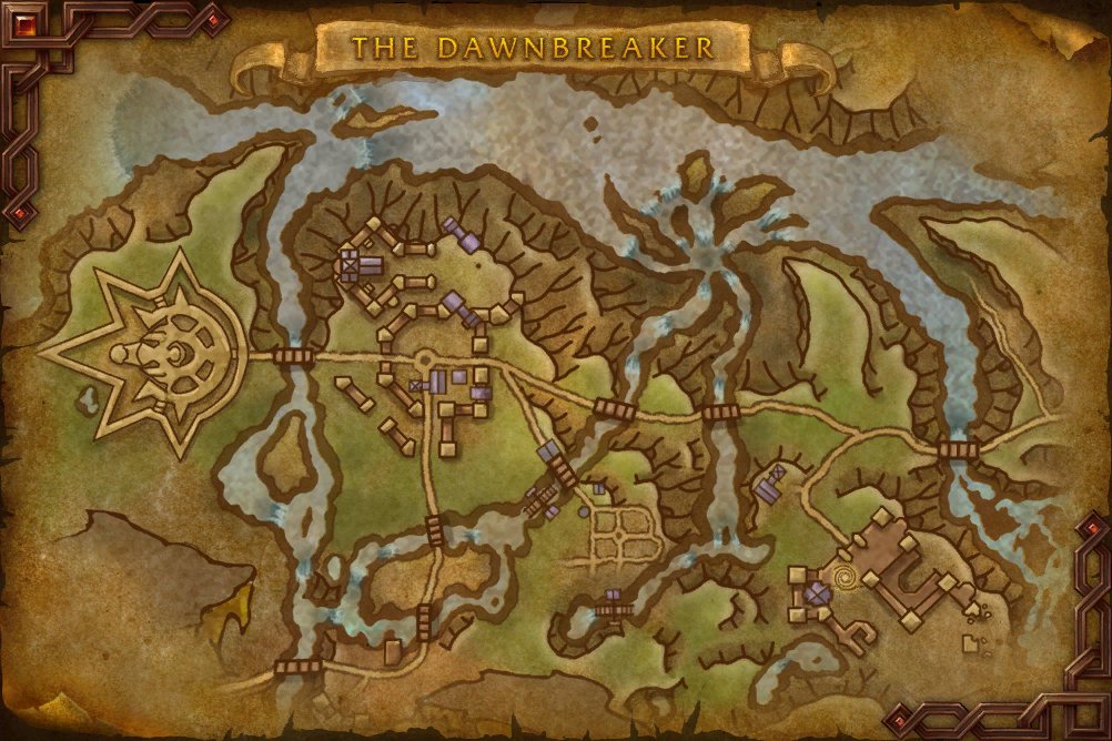 The Dawnbreaker map