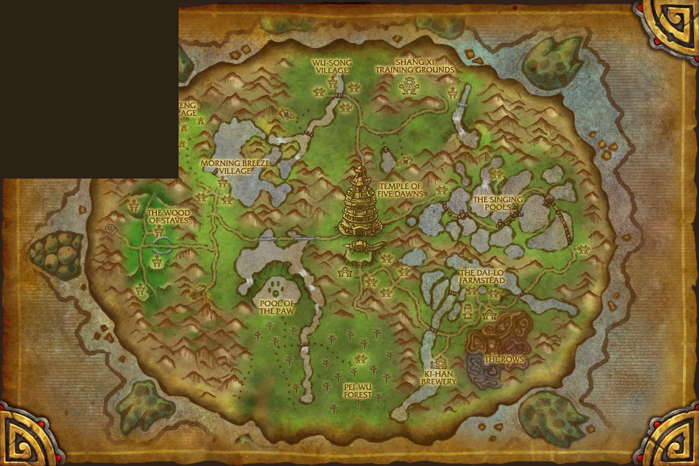 The Wandering Isle map