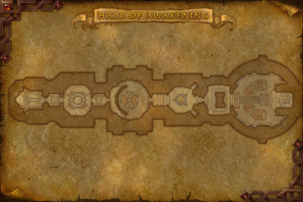 Hall of Awakening map