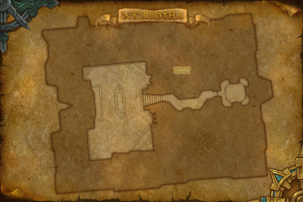 Ny'alotha, the Waking City map