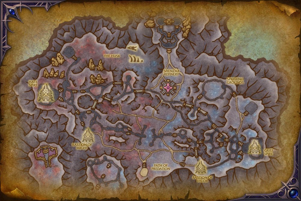 Slayer's Rise map