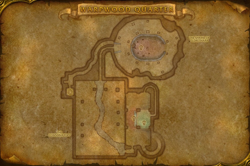 Dire Maul map