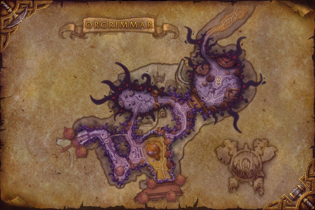 Vision of Orgrimmar map