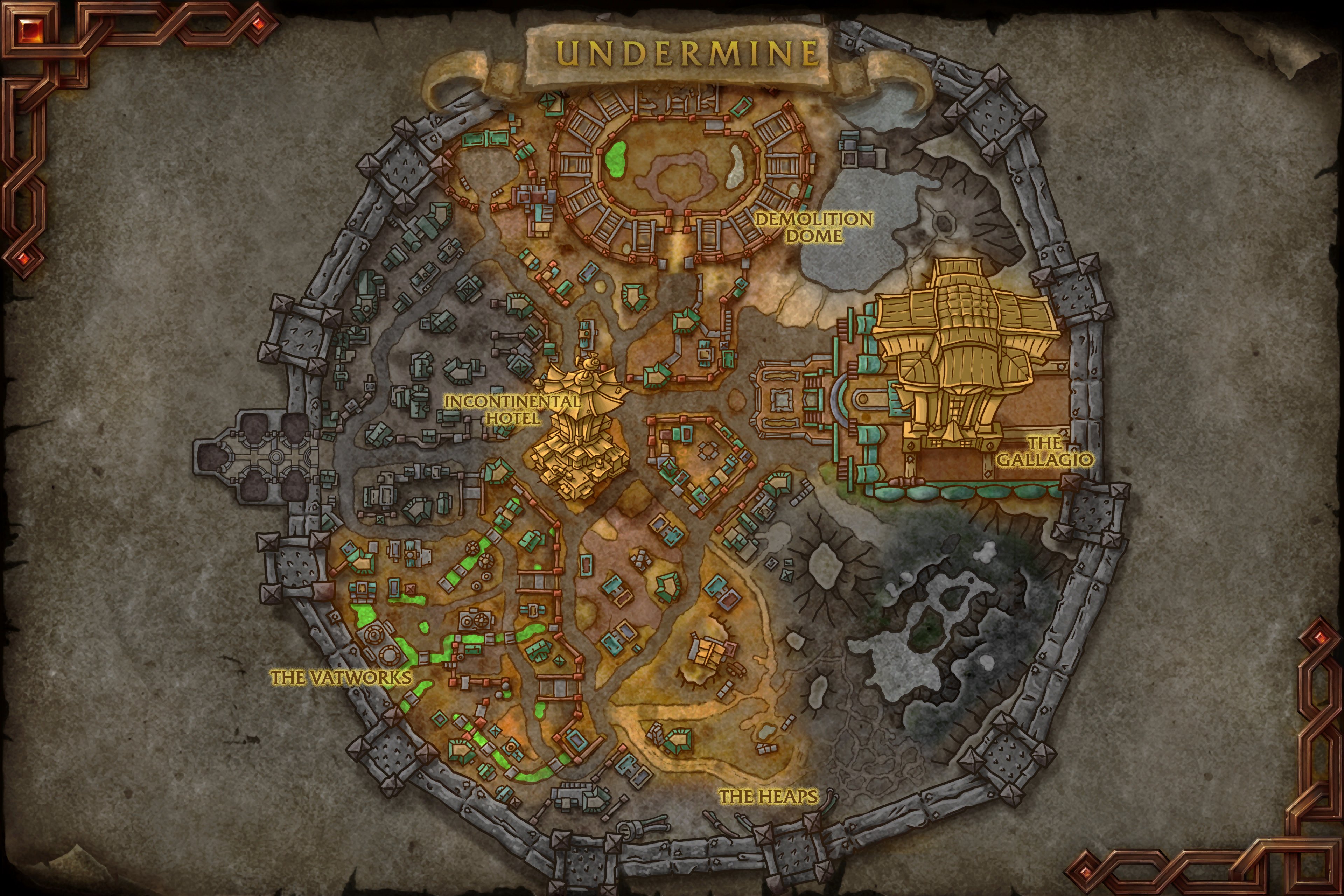 Undermine map