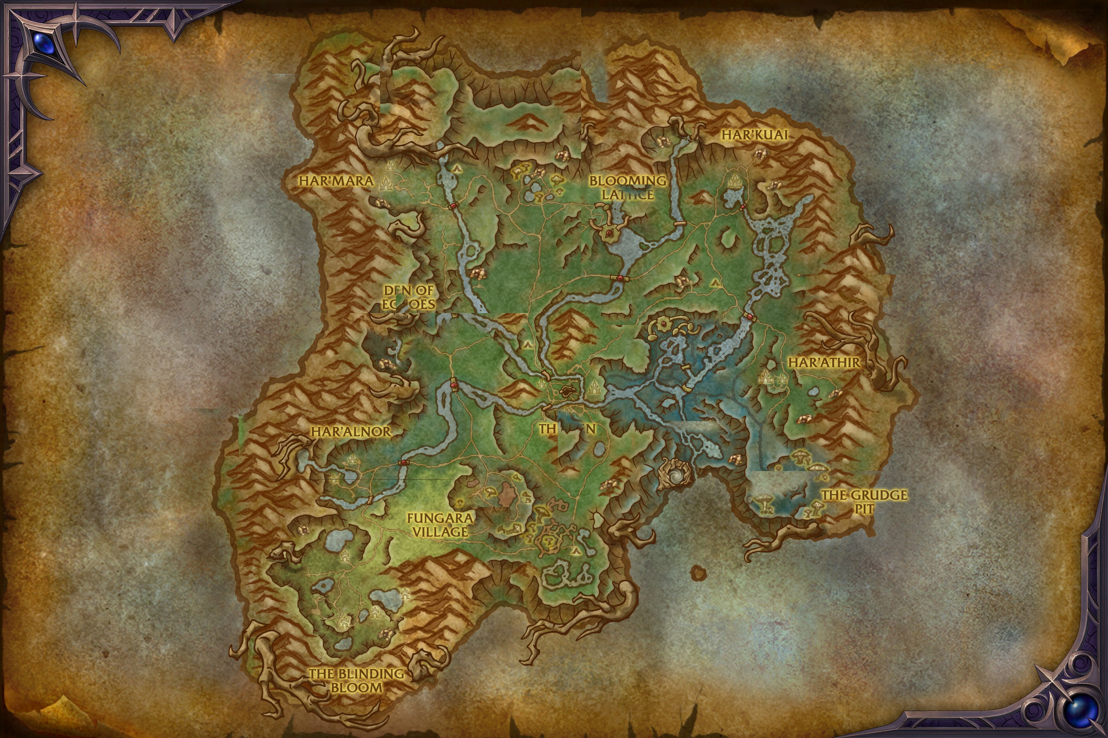 Harandar map