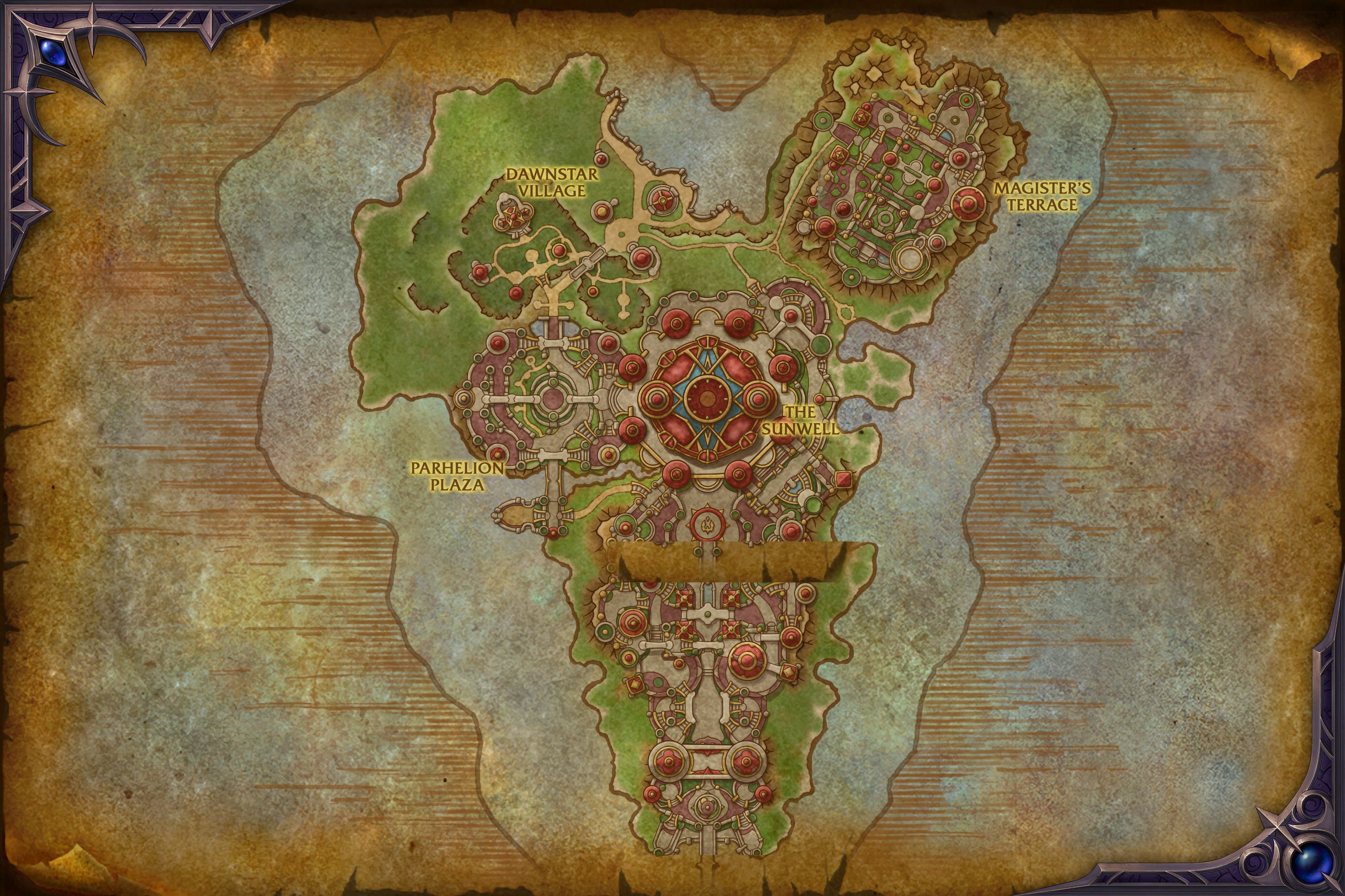 Isle of Quel'Danas map