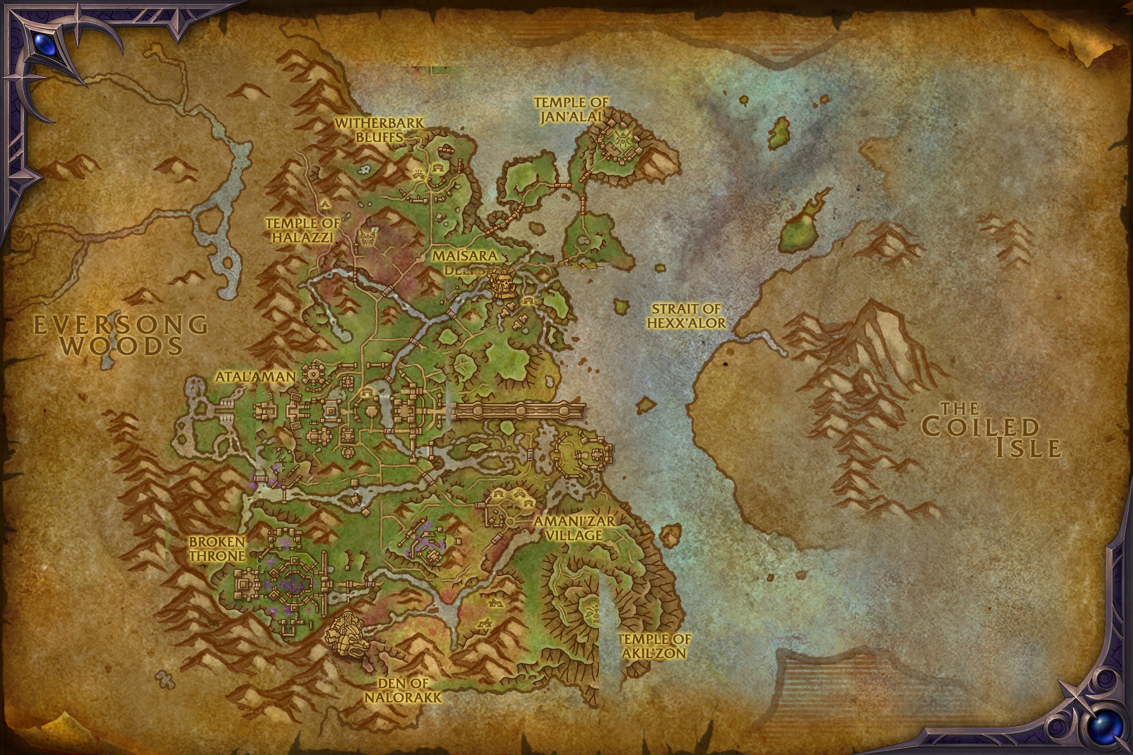 Zul'Aman map