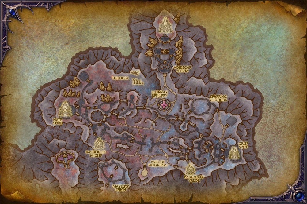 Slayer's Rise map