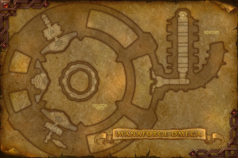 Manaforge Omega map