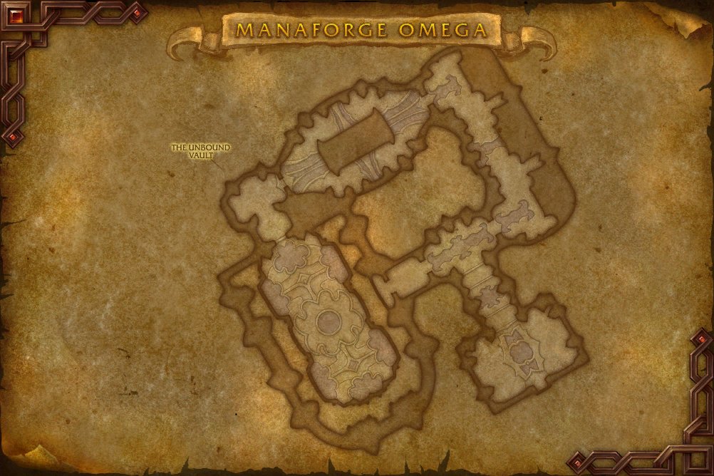 Manaforge Omega map