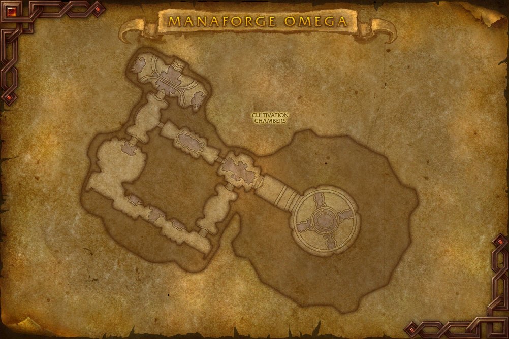Manaforge Omega map