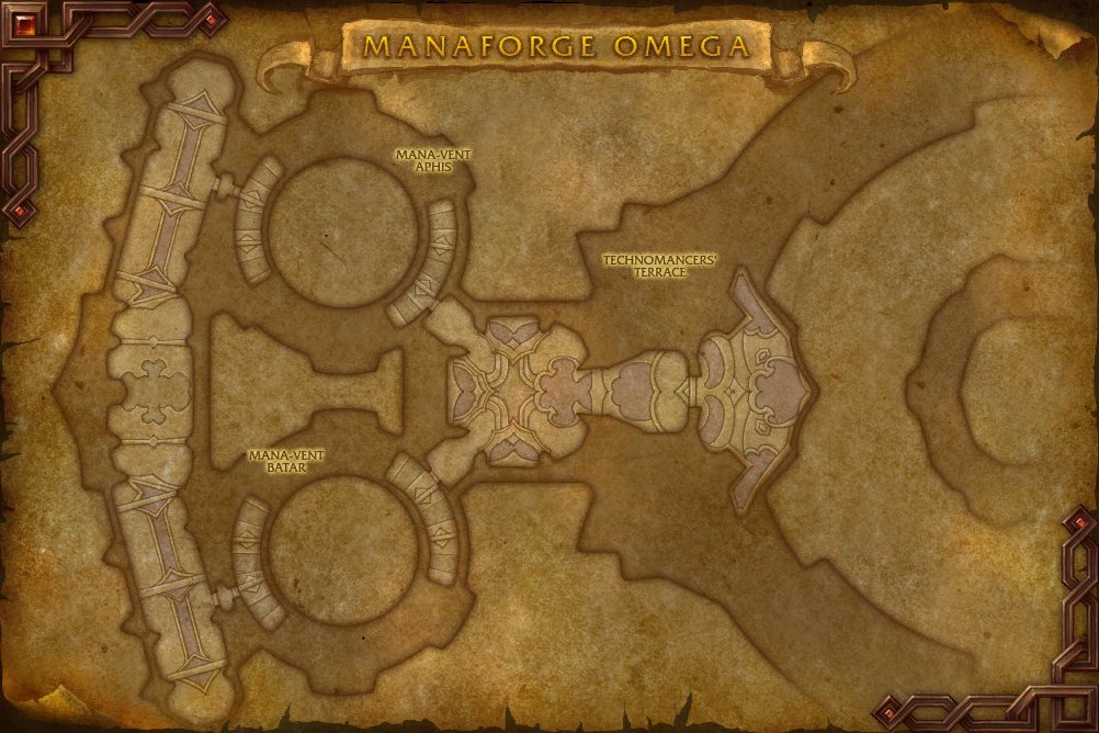 Manaforge Omega map